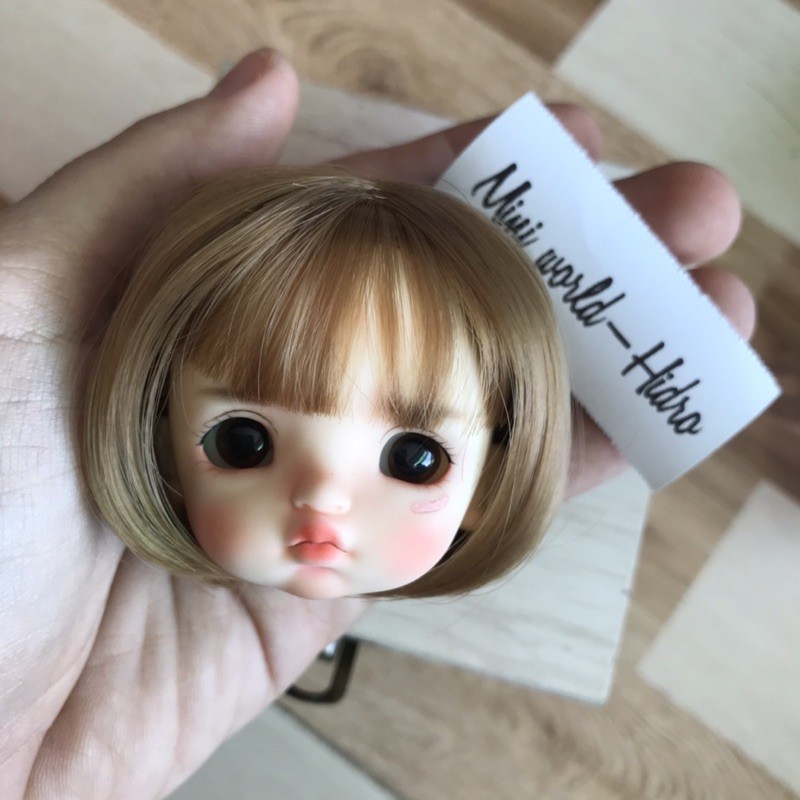 [nhiều mẫu ]Tóc giả búp bê size 1/8. Wig Doll 1/8 BJD. Wig búp bê BJD 1/8