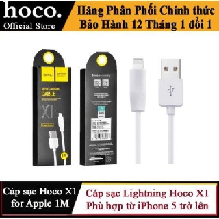 [Bảo hành 2 Năm]Cáp sạc IPtablet táo Hoco X1 ✓ Dài 1M ✓