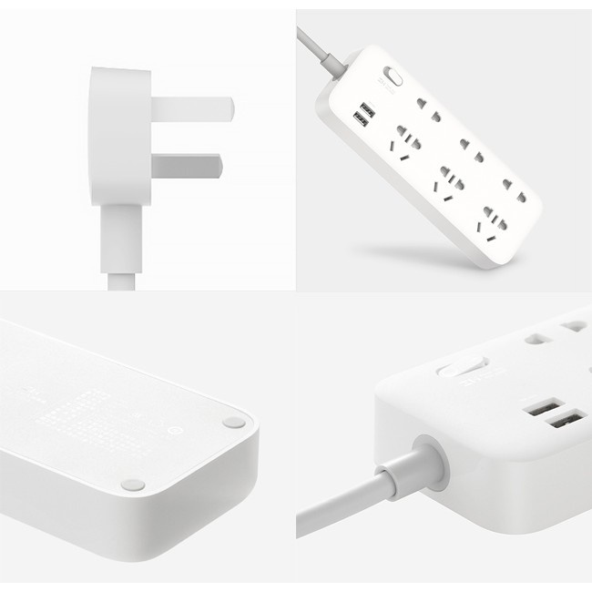 Ổ cắm Xiaomi ZMI Power Strip 6 cổng 2 USB CX05 - Ổ cắm điện Xiaomi Mi Power Strip 6 cổng 3 USB ZMI CX05