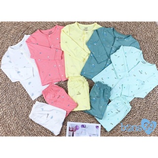 Giảm 50%Bộ dài tay cài giữa quần dài hãng Bons99 chất liệu sợi tre cho bé!