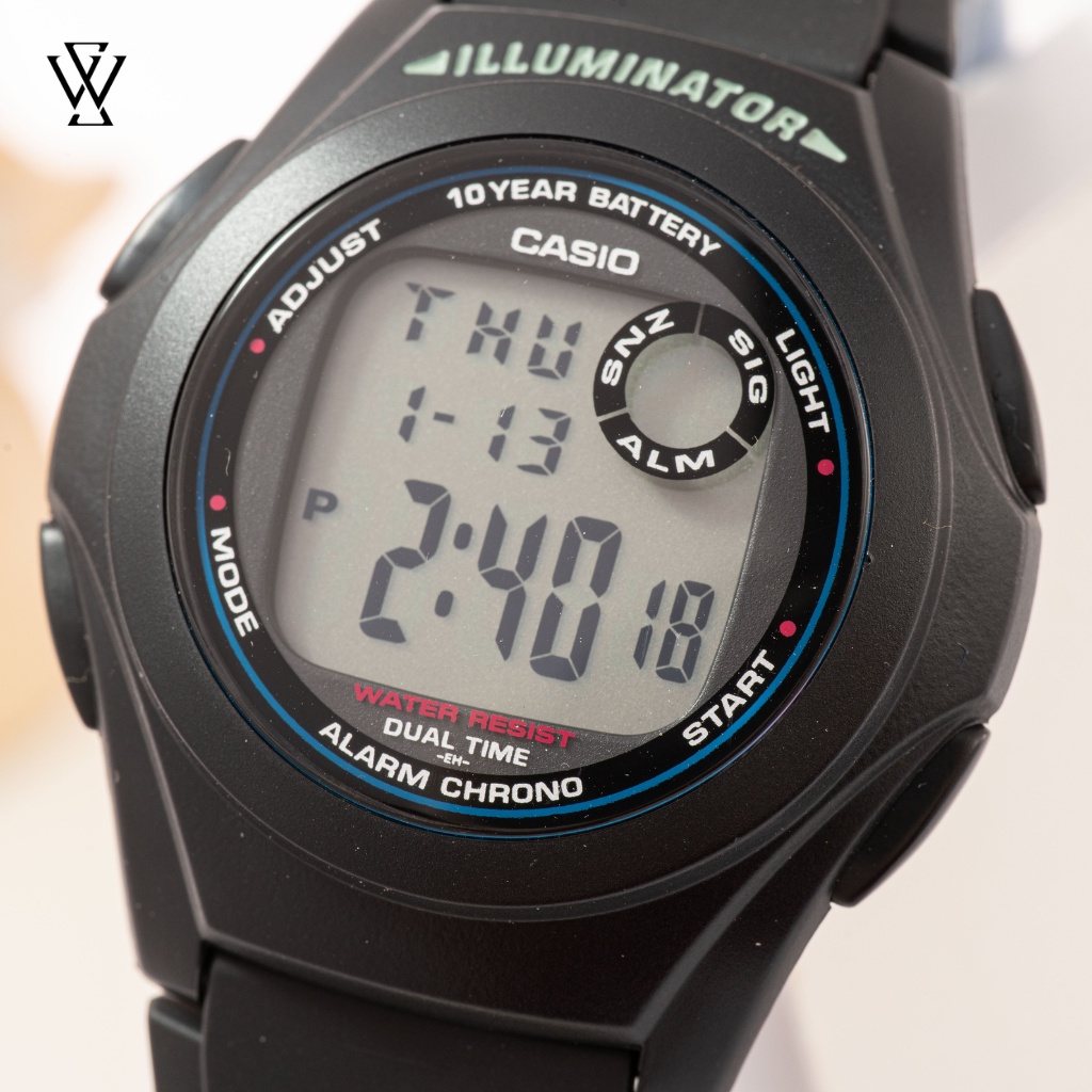 Đồng Hồ Điện Tử Nam Casio WATCHSTORE F-200W-1ADF Thiết Kế Mặt Kính 40mm, Dây Và Vỏ Nhựa Cao Cấp