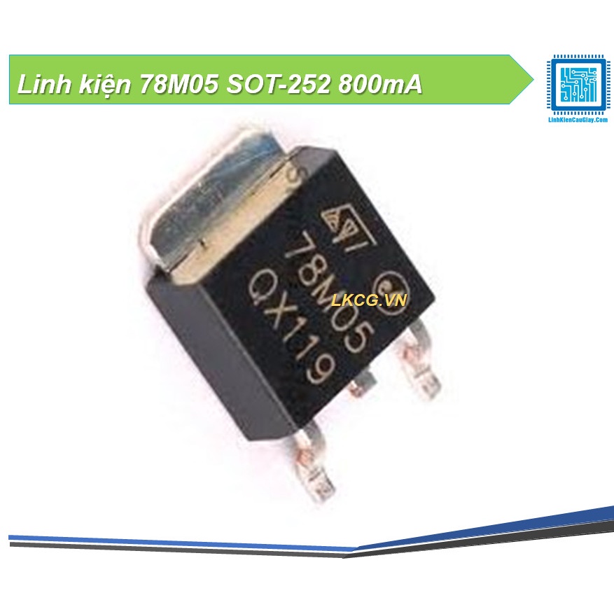 Linh kiện 78M05 SOT-252 800mA