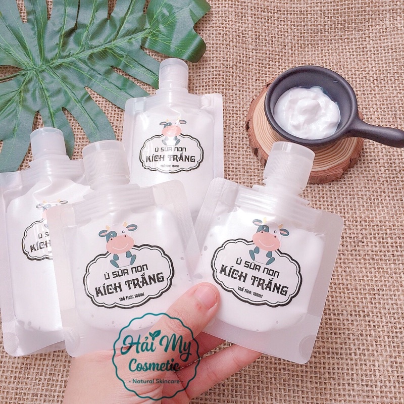 Ủ Sữa Non Dưỡng Trắng Da Độc Quyền Hải My Cosmetic - Bột thiên nhiên
