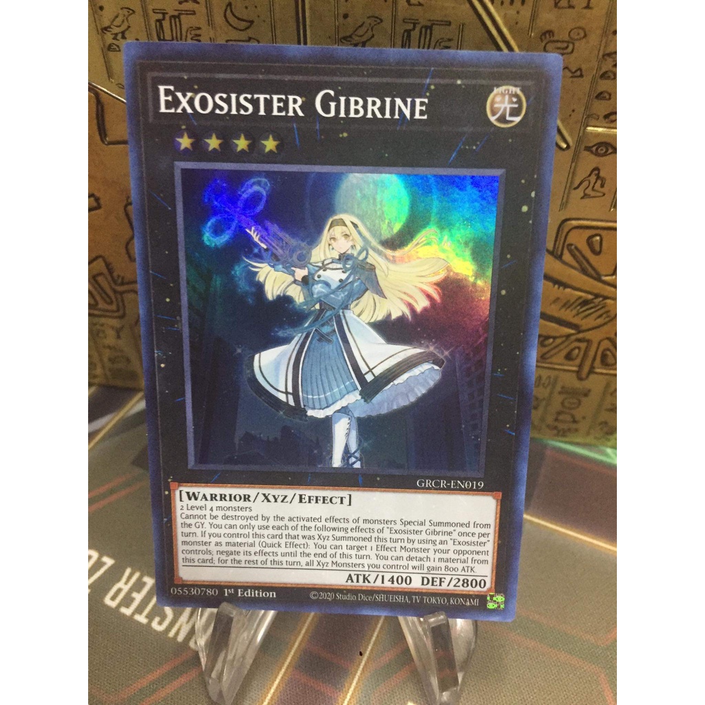 Thẻ Bài Yugioh | Exosister Gibrine - GRCR-EN019 - Super Rare 1st Edition