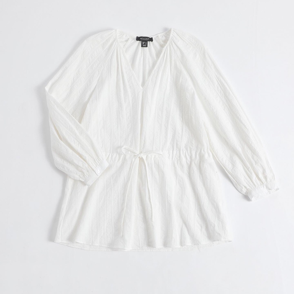 ❗️ LILAC - VNXK - DƯ XỊN - GIÁ TỐT ❗️ - Áo Primak Babydoll Trắng Xuất Dư