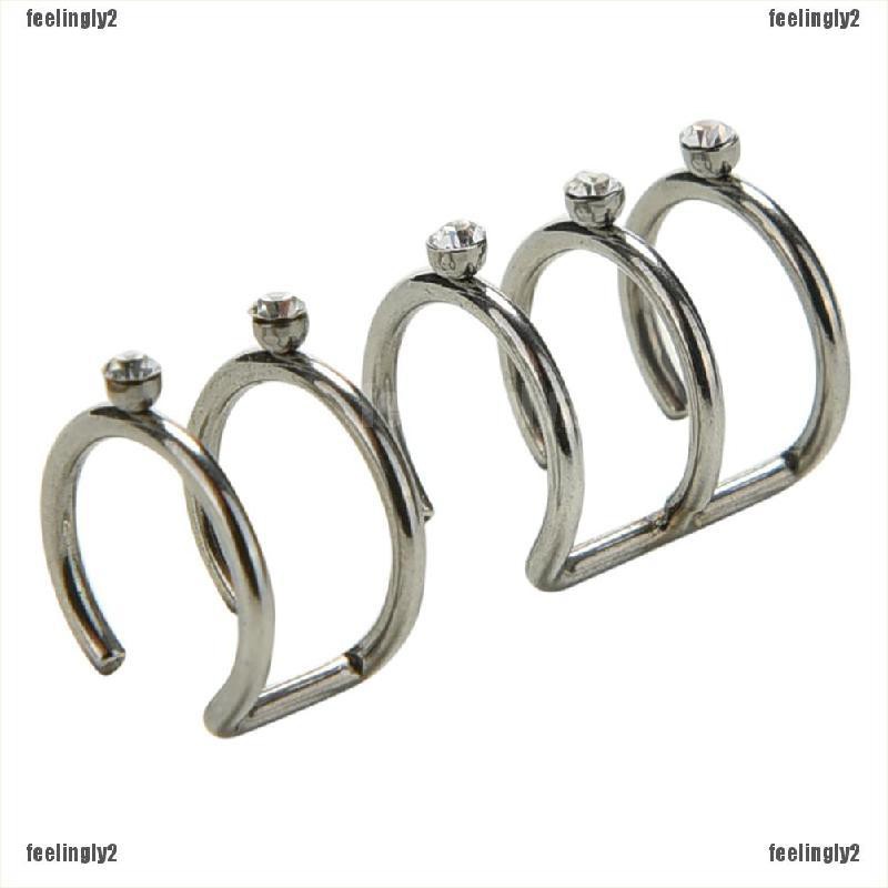 ❤Mặt Trời❤ Set 2 / 3 Khuyên Tai Tròn Bằng Thép Không Gỉ Cá Tính Cho Nữ