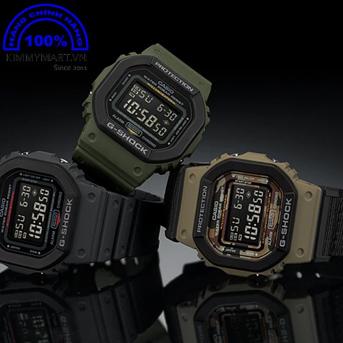 Đồng hồ G-Shock Casio Nam - Dây nhựa - Mặt điện tử - DW-5610SU-3 - Hàng chính hãng