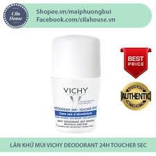 Lăn Khử Mùi Viêm Cánh Vichy - Cho Da Nhạy Cảm, Siêu Nhạy Cảm, Kéo Dài 48h - 72h