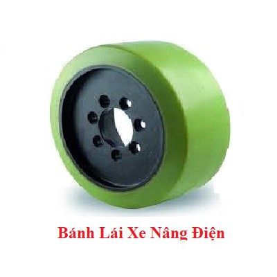 Bánh Xe PU 360x180 - Bánh Lái Xe Nâng Điện Đứng Lái 2-2.5 Tấn