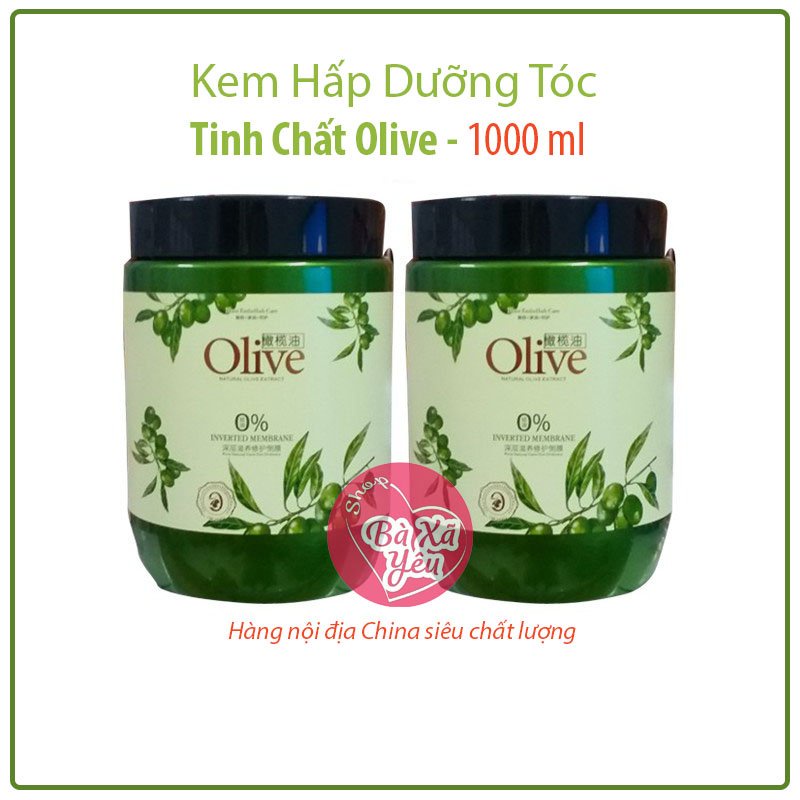 Dầu hấp tóc OLIVE 0% XIAONI 1000ML - BX3900