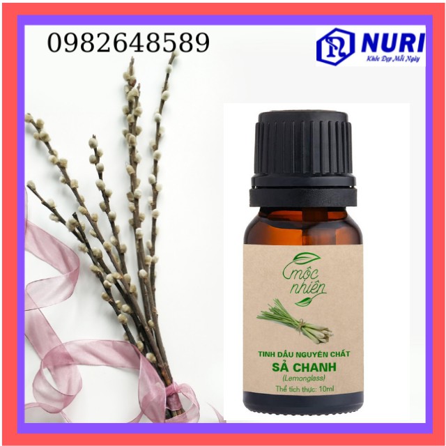 [Nguyên Chât ,Lọ 10ml ] Tinh Dầu Mộc Nhiên Tinh Dầu Sả Chanh..Giúp Thơm Phòng,Khử Mùi, Đuổi Muỗi Côn Trùng,Lọc Không Khí