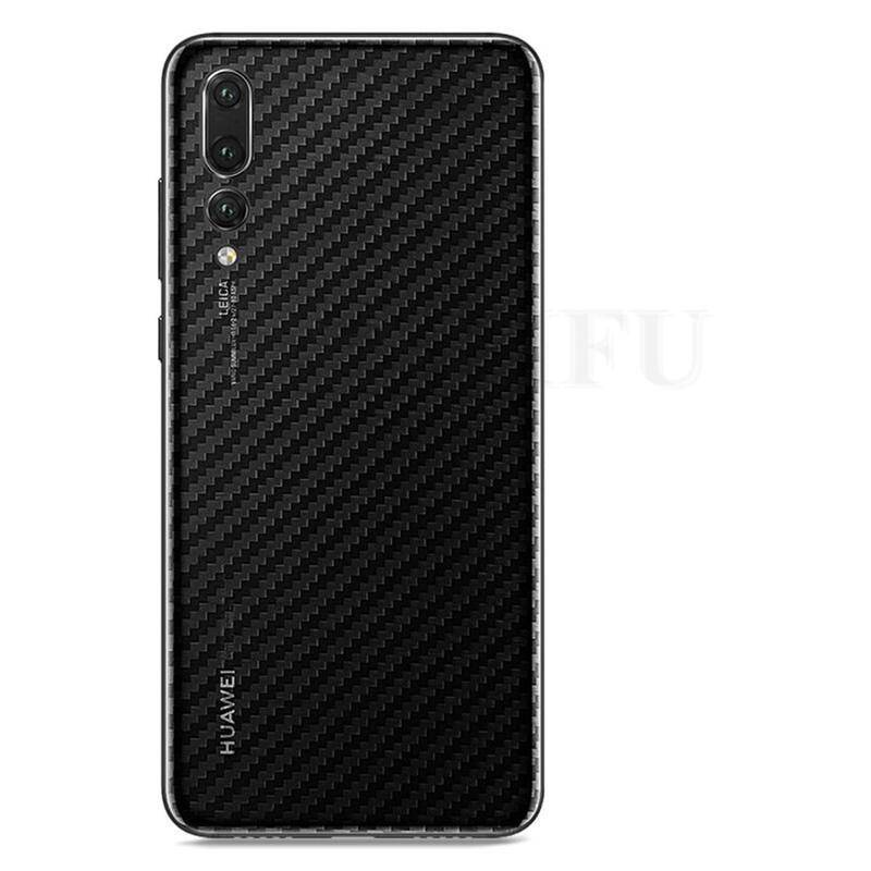 2 Miếng dán bảo vệ toàn diện mặt lưng sợi carbon 3D nhám cho Huawei P 9 10 20 30 40 50 Pro Mate 8 9 10 20 30 40 Pro