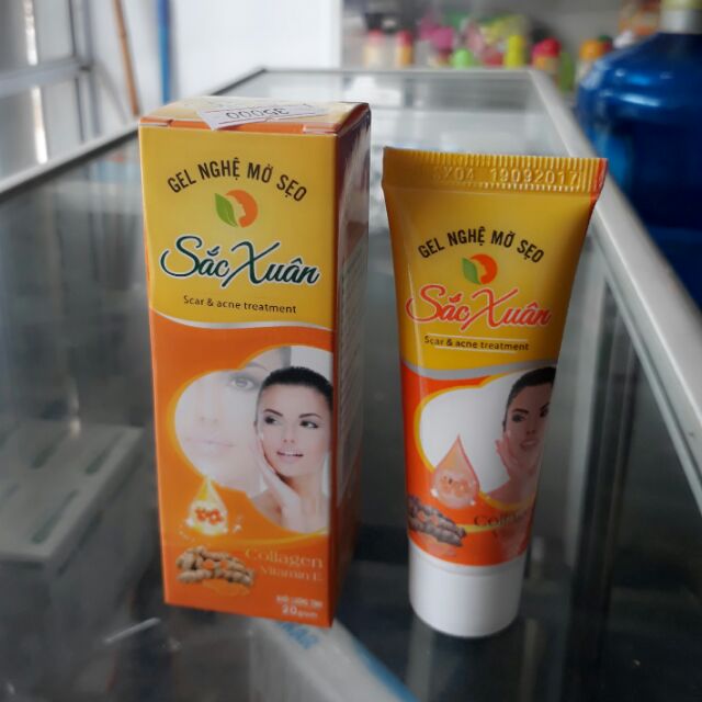 Gel nghệ mờ sẹo sắc xuân