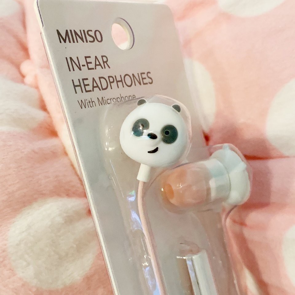 Tai nghe nhét tai anh em gấu Bare Bear Chúng tôi đơn giản là gấu