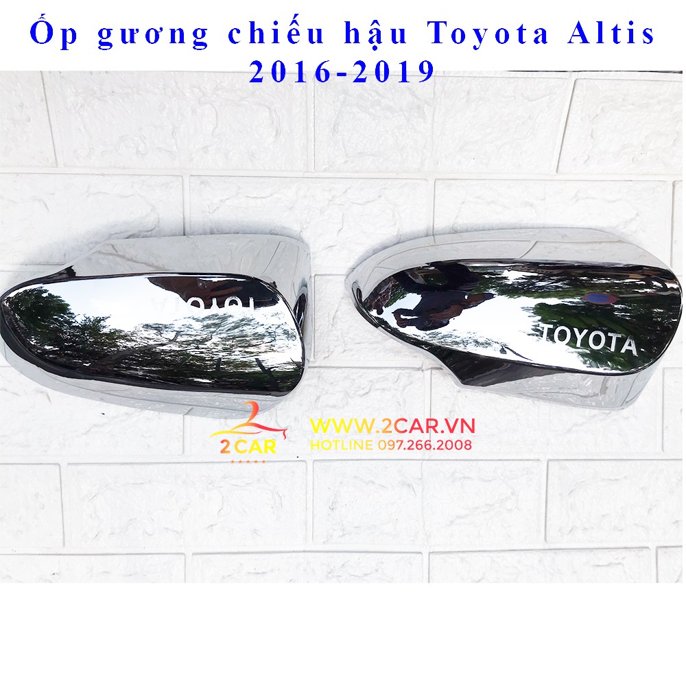 Ốp gương chiếu hậu xe Toyota Altis 2014 - 2021 - 1 bộ 2 gương