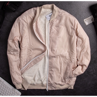 XẢ KHO - Áo bomber nam lót lông chất gió ko thấm nước ấm