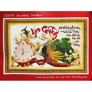Tranh thêu vợ chồng 222770