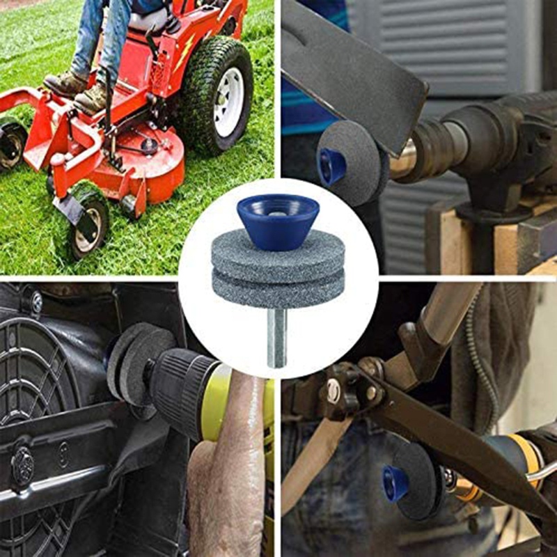 1 Dụng Cụ Mài Lưỡi Dao Hai Lớp Cho Máy Khoan Và Khoan Cầm Tay
