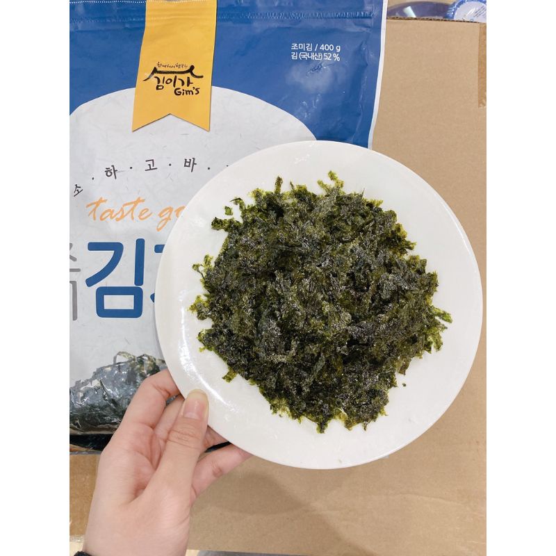 400g Rong biển sợi mới Gim's Hàn Quốc -Kim vụn 400g date siêu mới.