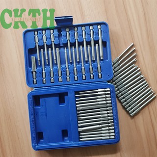 Bộ mũi tô vít đa năng chuôi lục giác 6.35mm 50 chi tiết cho máy khoan
