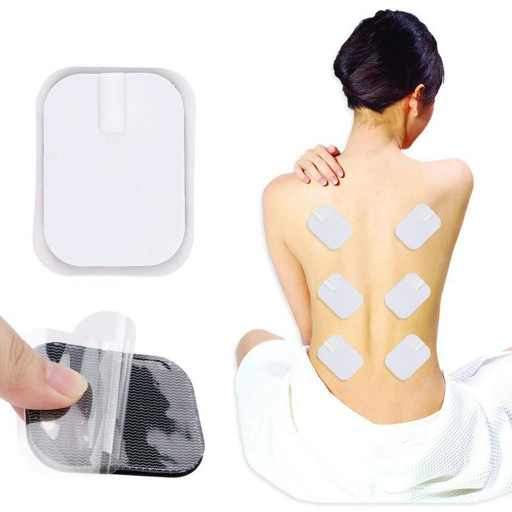Miếng đệm điện cực salorie ems 10 miếng kích thích cơ thần kinh silicone gel tens điện cực châm cứu kỹ thuật số vật lý trị liệu 4 * 4cm / 5 * 9cmtens pads