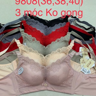 Áo ngực mút dày không gọng nối 3 móc nâng ngực