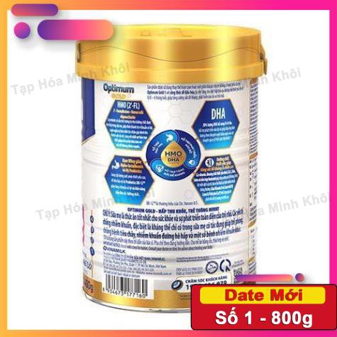 [NSX MỚI] Sữa bột Vinamilk Optimum Gold 1 - Hộp Thiếc 800g - Tạp Hóa Minh Khôi