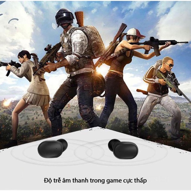 Tai nghe bluetooth redmi A6s chống ồn, chống nước cho game thủ pubg