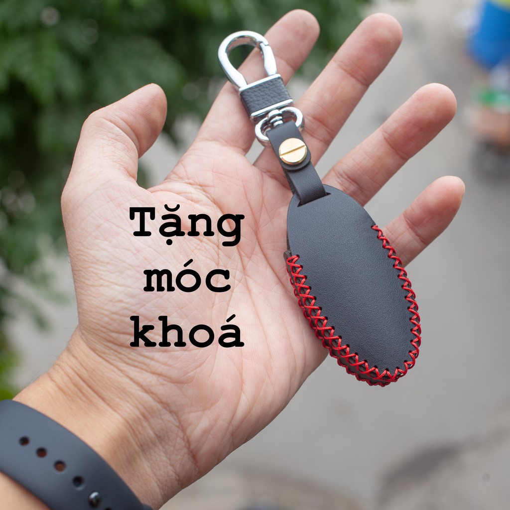 Bao Da Chìa Khoá Nissan Xtrail, Teana, Kicks, Navara, Sunny, Almera Handmade Da Thật 002