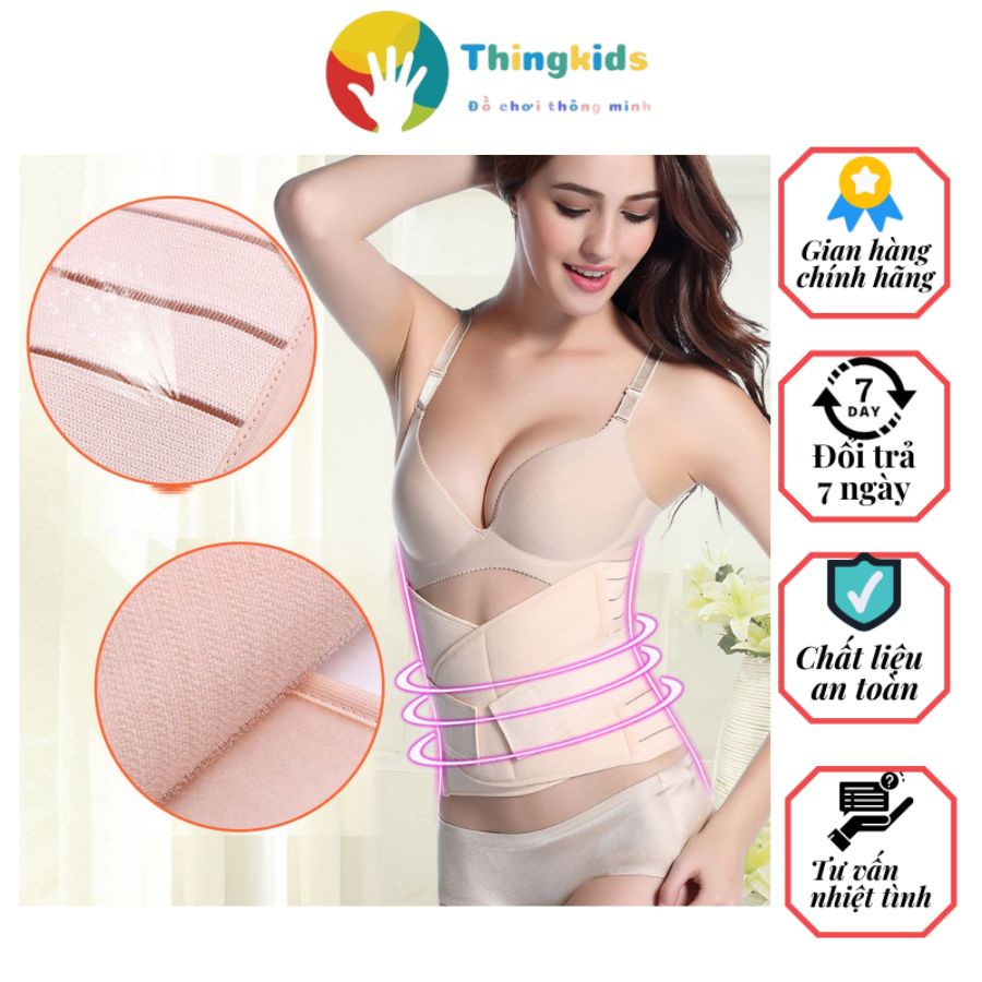Đai Gen Nịt Bụng định hinh giảm mỡ sau sinh - Thingkids