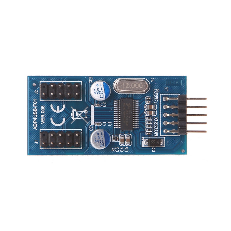Dây Cáp Tăng Cường Chip Đôi PCB 9 Pin USB 2.0 Sang Dual 9 Pin Cho Vỏ Máy Tính