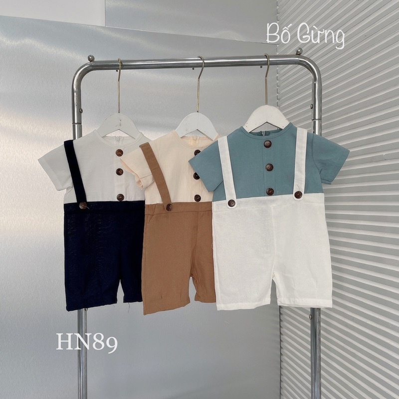 bộ công tử 3 nút linen