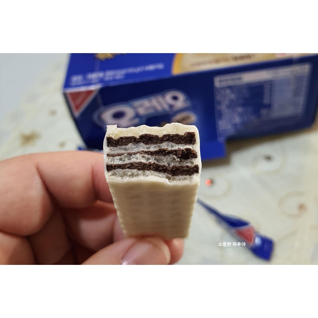 [OREO] THANH OREO WAHAS STICK WHITE CREAM 75g - [오레오] 웨하스스틱 화이트(15g*5봉지) 75g