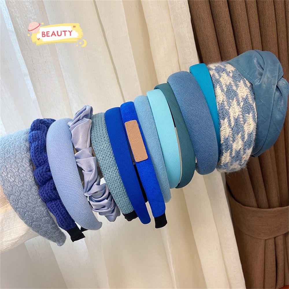 Băng Đô Cài Tóc Bản To Chống Trượt Cho Nữ
