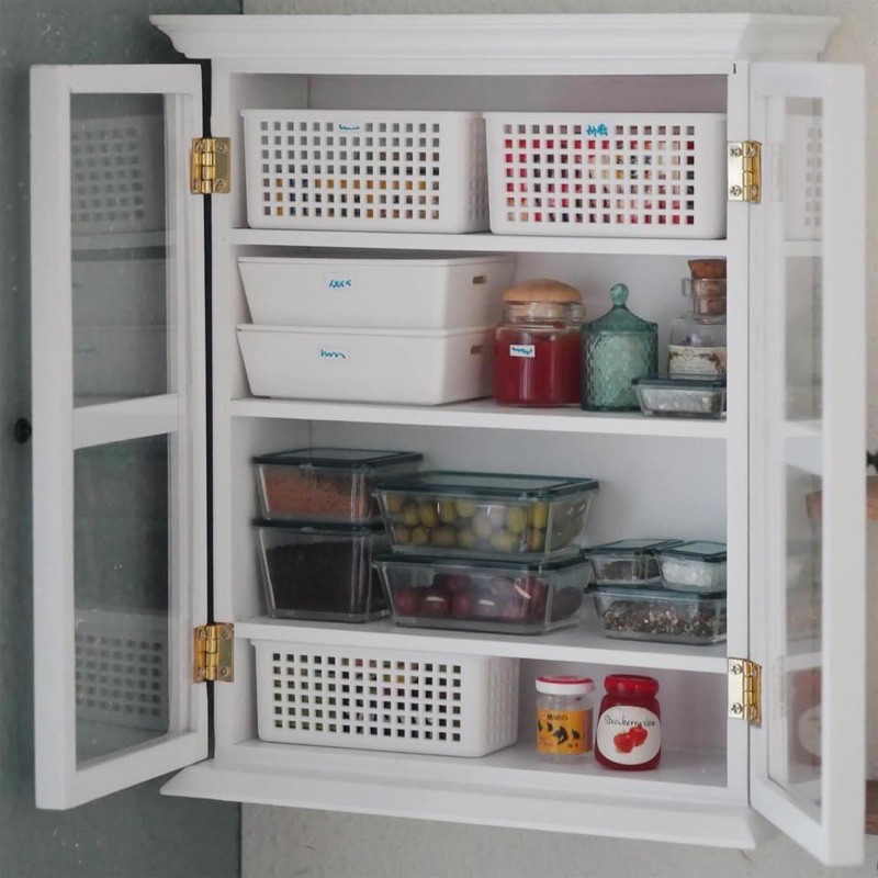 Set 9 hộp đồ ăn mini cho nha búp bê
