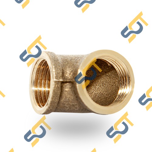 [CO NỐI REN] Cong hai đầu ren trong hệ ren dân dụng - Bằng đồng (dập nóng) (brass pipe fitting female elbow) - Cút 90 độ