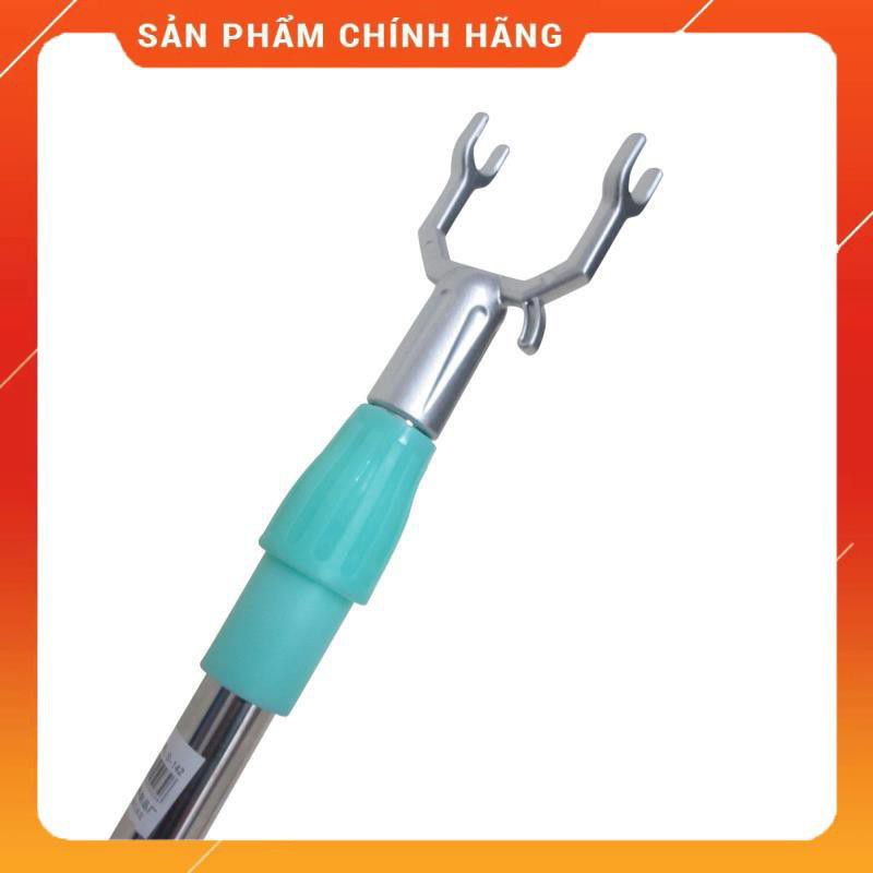 Cây phơi quần áo bằng inox kéo dài 1,5m,cây gậy lấy đồ trên cao