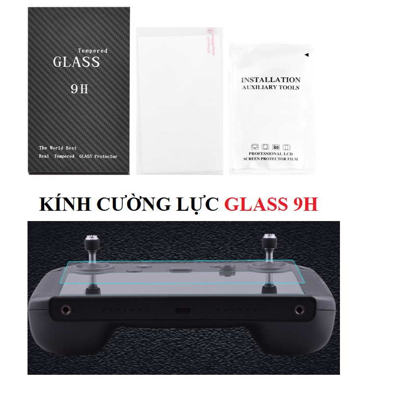 Kính cường lực bảo vệ tay điều khiển RC Pro  cho flycam DJI MAVIC 2/AIR2/2S/ MAVIC3 3classic 3pro