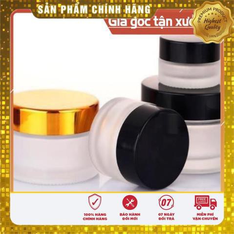 Hũ Chiết Mỹ Phẩm ❤ TRÙM SỈ ❤ Hũ chiết mỹ phẩm thủy tinh mờ 50g, phụ kiện du lịch