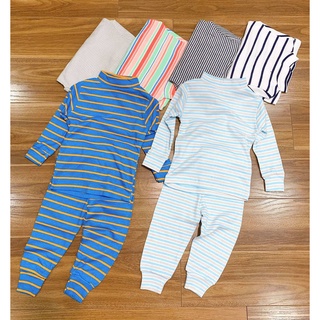 Áo kẻ cổ 3 phân bé trai bé gái