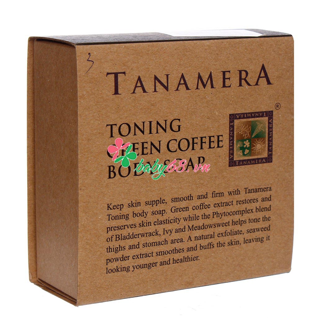 Xà bông tắm cà phê xanh Tanamera 100g