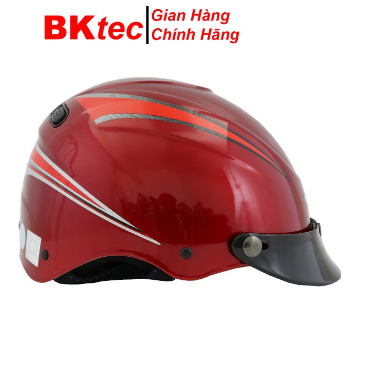 Muc bảo hiểm không kính sang trọng Bktec- Hàng chính hãng