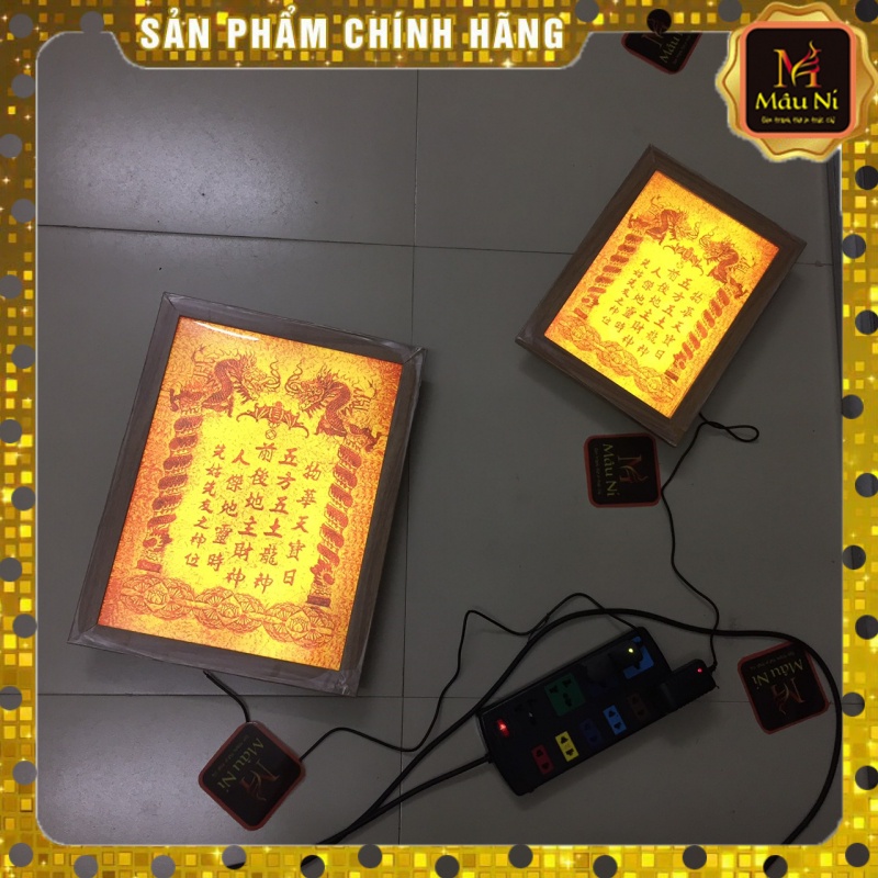 BÀI VỊ THẦN TÀI THỔ ĐỊA buôn may bán đắt tăng lên nhiều lần - tranh trúc chỉ in MÂU NI