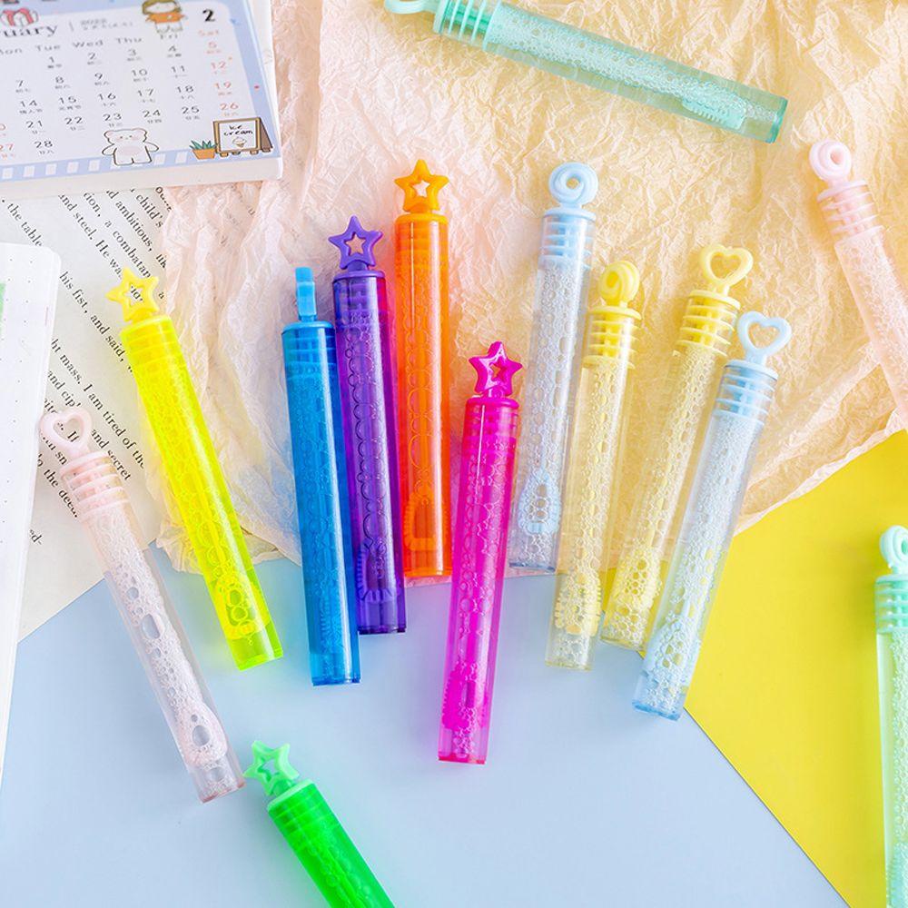 NICKOLAS Bình Thổi Bong Bóng Xà Phòng Hình Trái Tim Dùng Trang Trí Tiệc Tùng