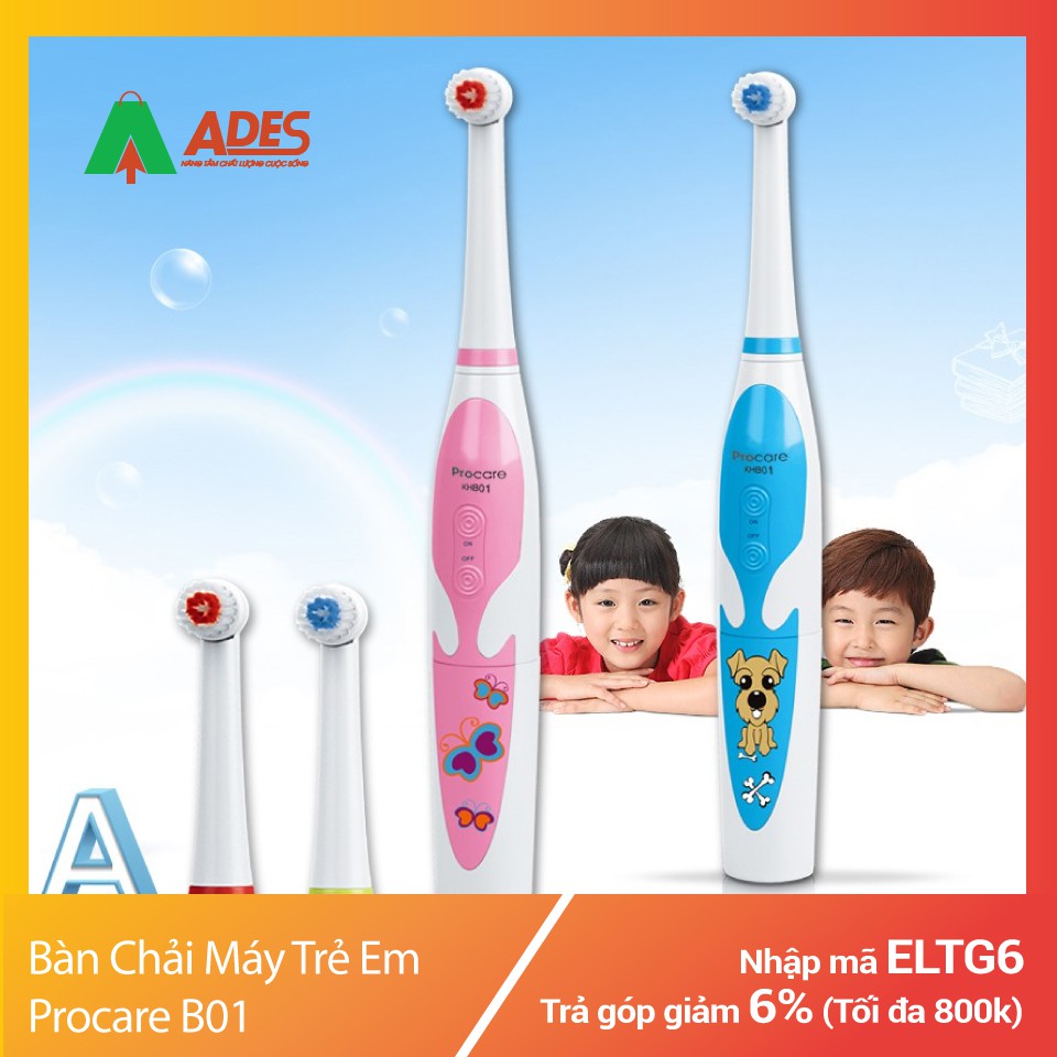 Bàn Chải Máy Trẻ Em Procare B01 | Chính hãng, Giá rẻ