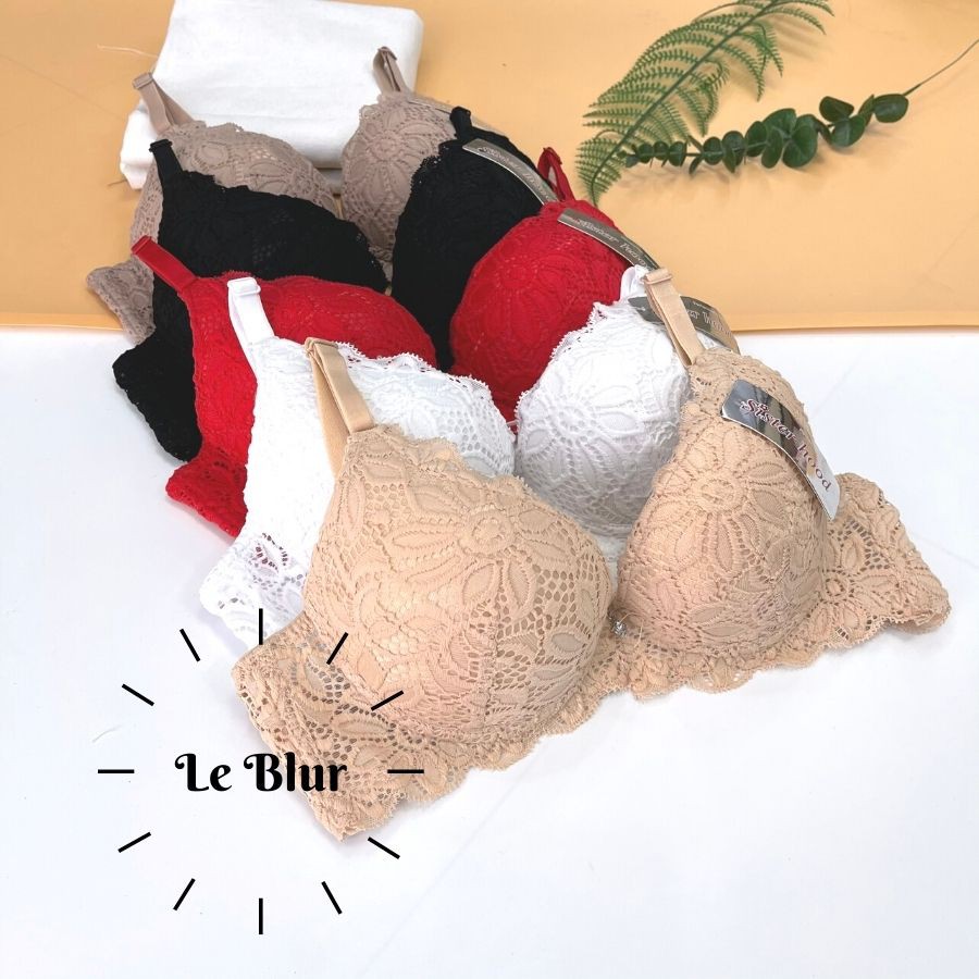 Áo Ngực Nữ Ren Mút Kép, Áo Lót, Nội Y Chip Siêu Nâng Thái Lan Sister Hood 2116, Leblurshop