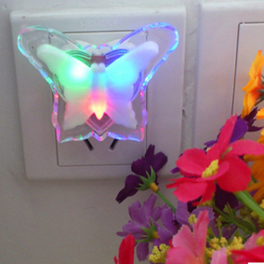 Đèn ngủ Led phát sáng 7 màu hình con Bướm - tiết kiệm điện