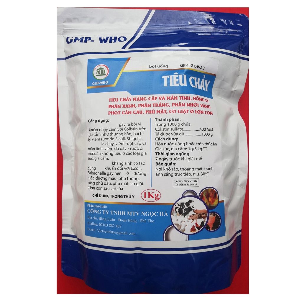 1 gói COLISTIN 100g Chuyên dùng cho tiêu ch-ả-y ở gia súc, gia cầm