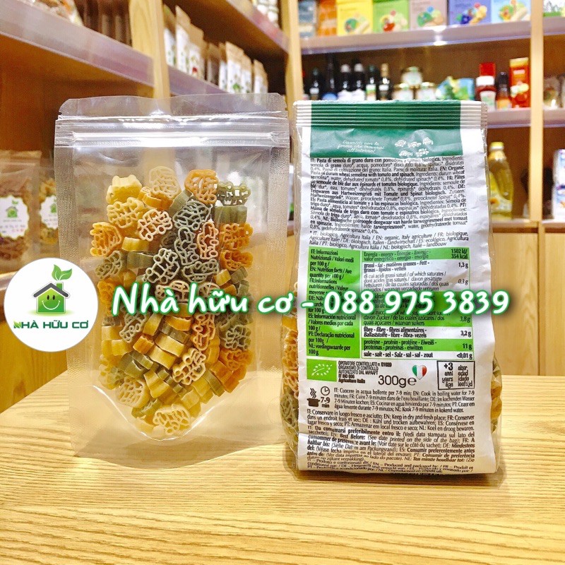 Nui rau củ hữu cơ cho bé hình oto 300gr Dalla Costa - Date: 2023 - Nhà Hữu Cơ