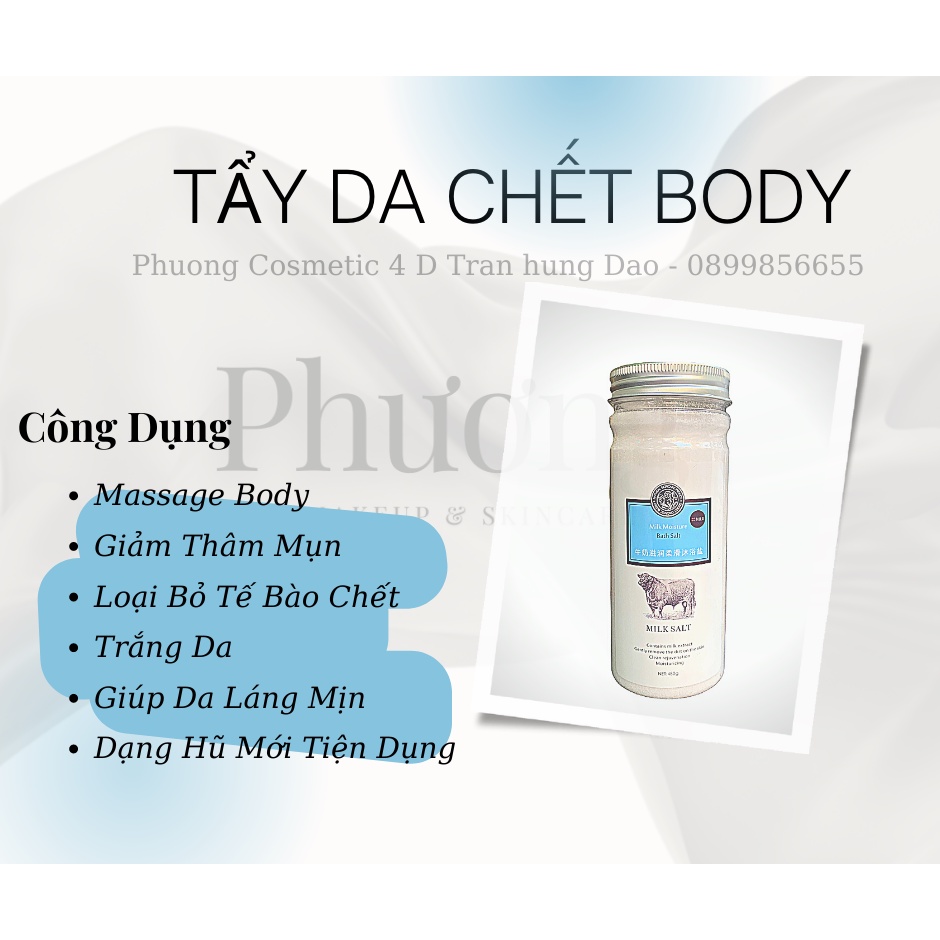 Muối Tắm Tẩy Da Chết Milk Moisture Bath Salt